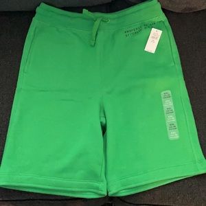 Gap boys cotton shorts, green, size XXL